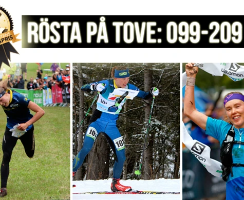 Tove "Årets orienterare i världen" och "Årets skidorienterare i världen"