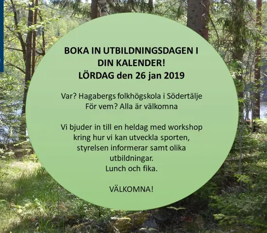 Save the date- Utbildningsdagen 2019