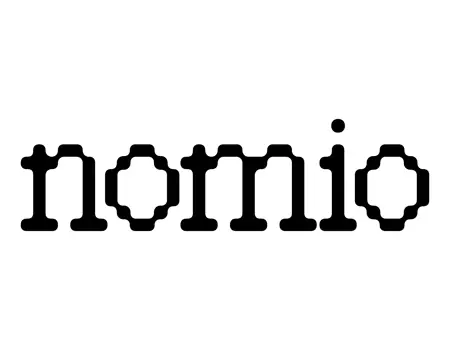 White Nomio Logo RGB Black