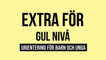Fyrkantspuff Gul Extra