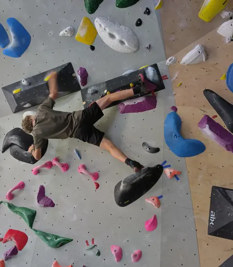Bouldering, klättring