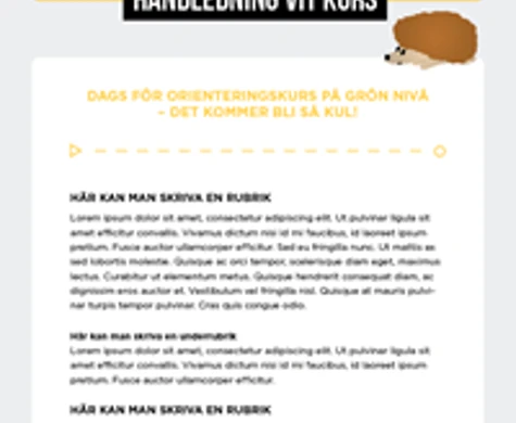 Orienteringskurs för barn och unga
