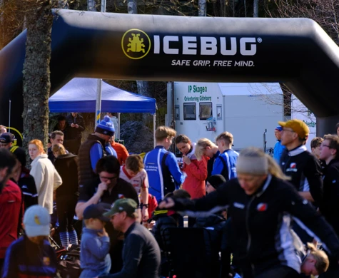 Många besökare vid arenan