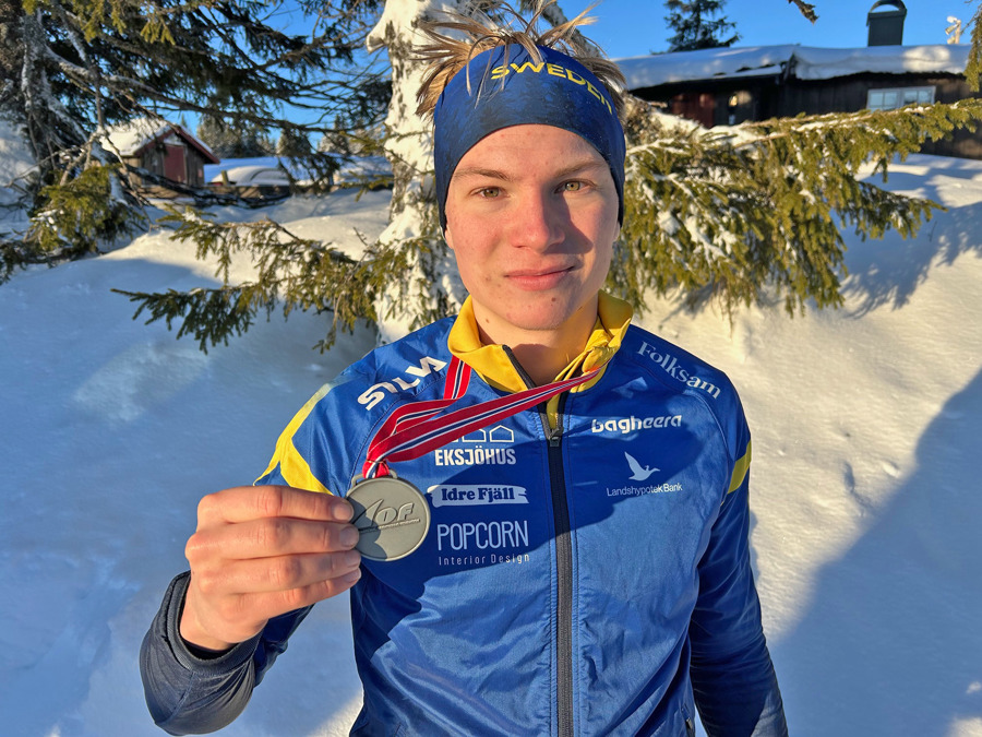 Isak Lundholm med silver på U23-VM. Bild: Martin Hammarberg.