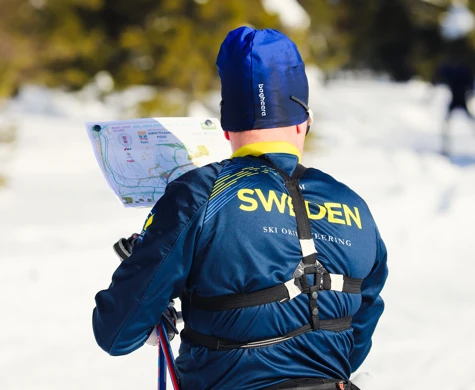 Skidorienterare under EM i Finland tidigare i år