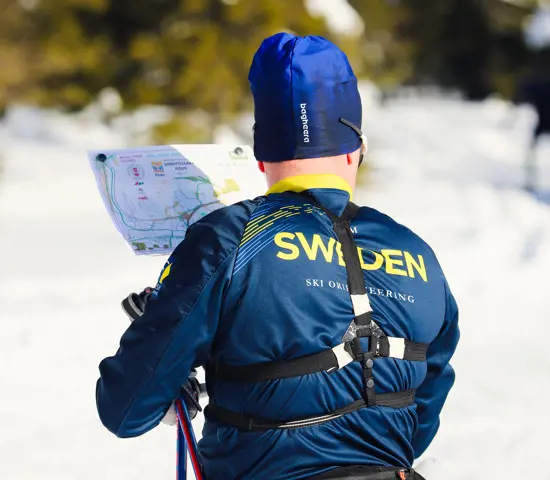 Skidorienterare under EM i Finland tidigare i år