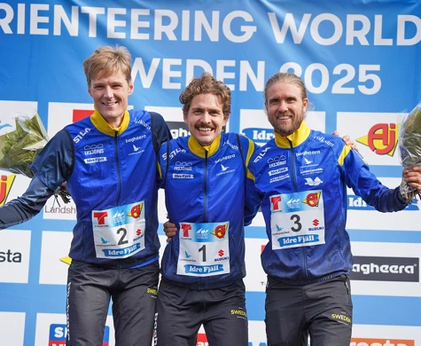 Svensk trippelseger genom Anton Johansson, Max Peter Bejmer och Gustav Bergman.