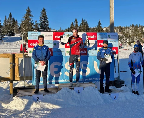 Jonatan Ståhl tog andra plats bakom Jörgen Baklid och Andrei Lamov slutade trea.