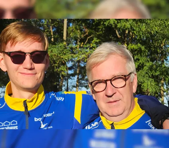 Elias Westerberg och Stig Gerdtman är yngst och äldst i den svenska truppen.