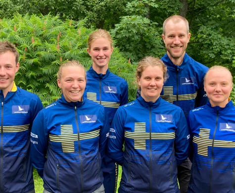 Truppen som åker världscupen i Lettland