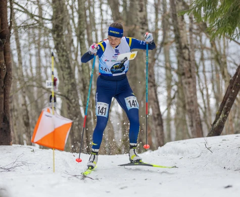 Magdalena Olsson under fjolårets världscup i Estland när hon blev totalvinnare för första gången. Inför kommande veckosluts världscuptävlingar i norska Sjusjöen har ”Magda” lagt mest tid på löpträning.