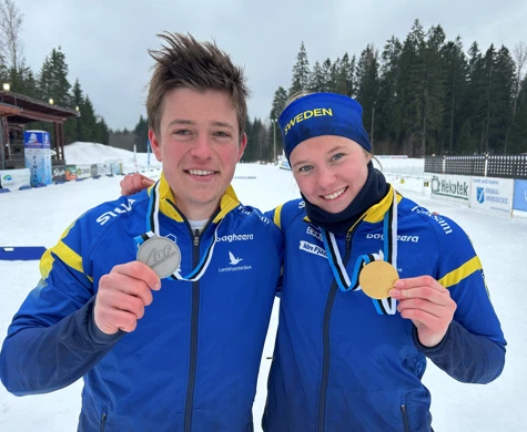 Jonatan Ståhl med silver och Ella Turesson med guld på U23-VM.