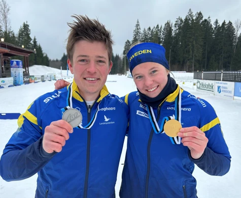 Jonatan Ståhl med silver och Ella Turesson med guld på U23-VM.