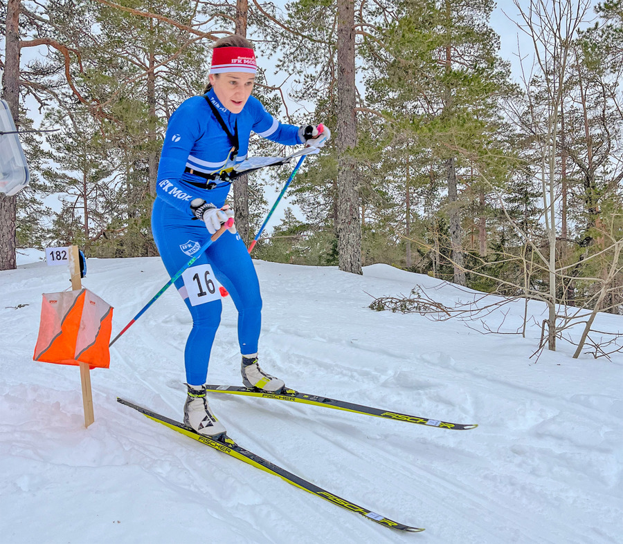 Magdalena Olsson vann klart på långdistansen. Bild: Sundsvalls OK.