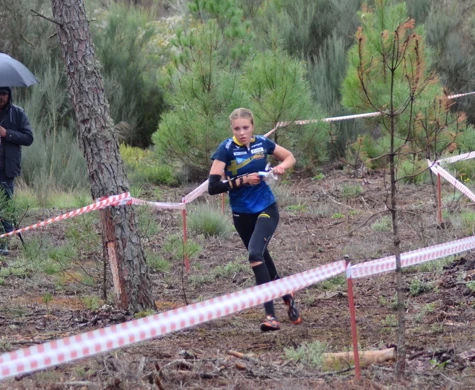 Hanna Lundberg på väg mot sitt femte JVM guld och det tredje på årets JVM.