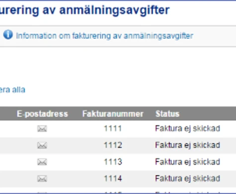 Ny fakturatjänst för arrangörer i Eventor