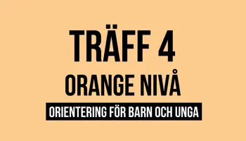 Fyrkantspuff Orange T4