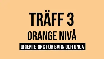 Fyrkantspuff Orange T3