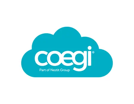 White Coegi Cloud Nestit Blue Positive