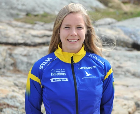 Sara Hagström dagen innan världscupstart i Norge.