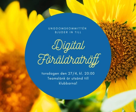 solrosor och info om föräldraträff