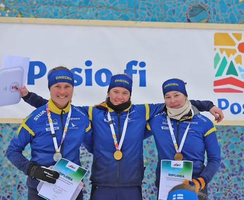Frida Sandberg, Ella Turesson och Anna Aasa fixade en svensk trippel på EM medeldistans.