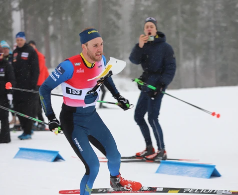 Linus Rapp spurtar mot guld.